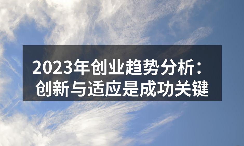 数字化转型助力创业者成功